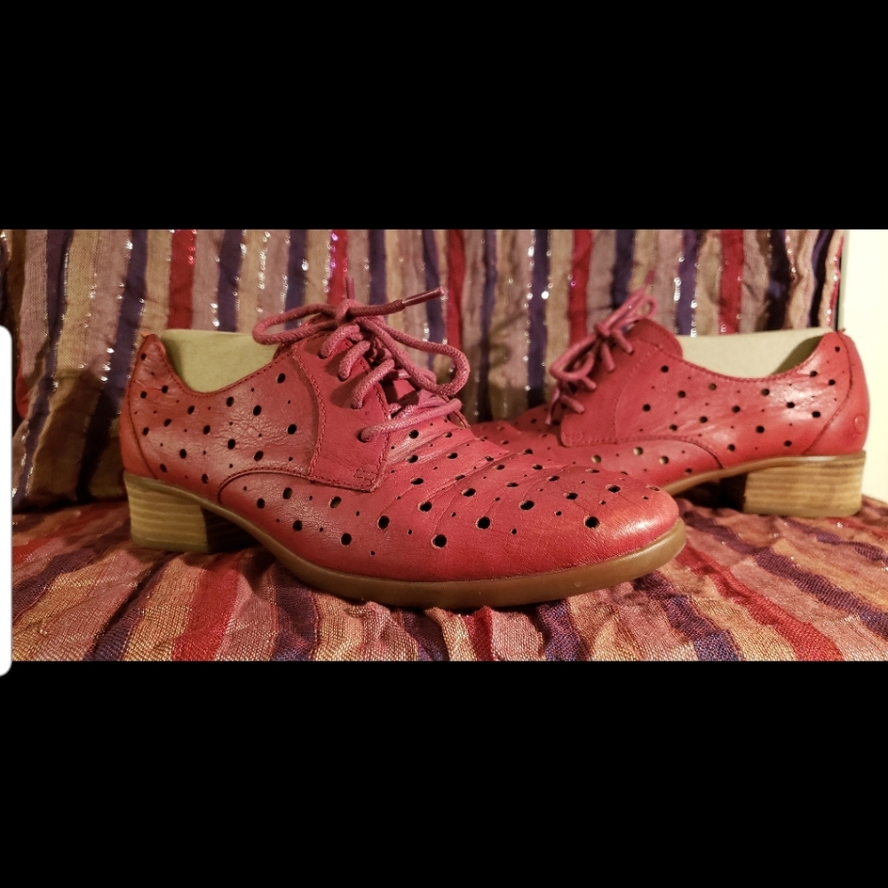 Red Leather *Born* shoes
